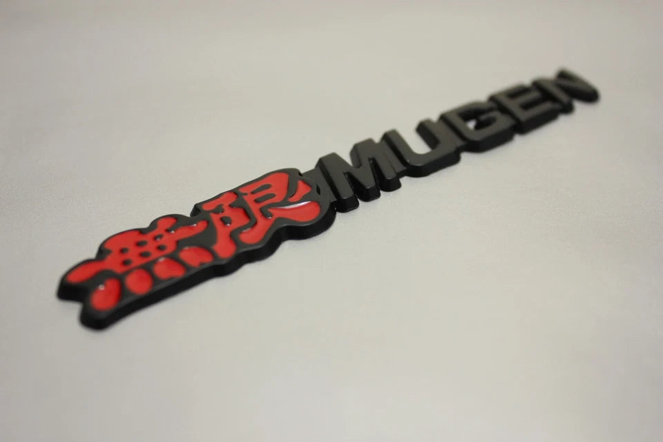 Mugen Honda Grill & Boot Badge Metal Emblem Jazz Civic Accord S2000 CL9 CL7