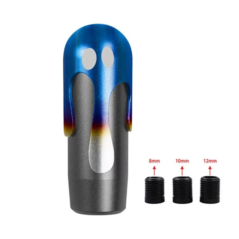 JDM NEO Chrome Melt Ice Cream Shift Knob M12 M10 M8 Universal Fitment NEW