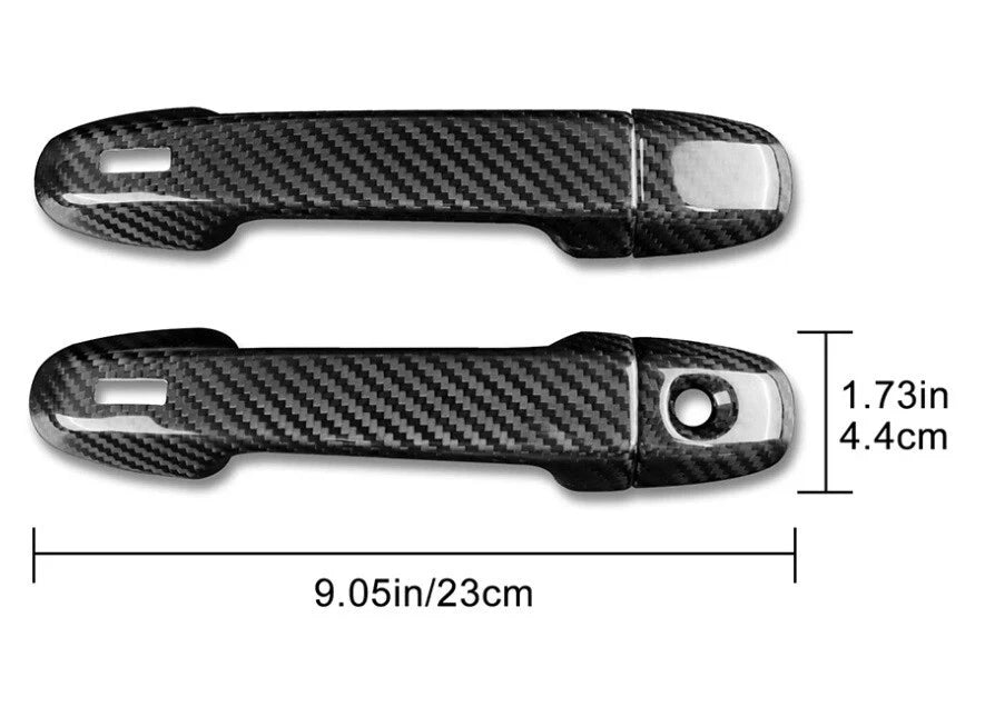 Door Handle Cover Genuine Carbon Fibre fits Toyota GR86 & Subaru BRZ 2022 2023