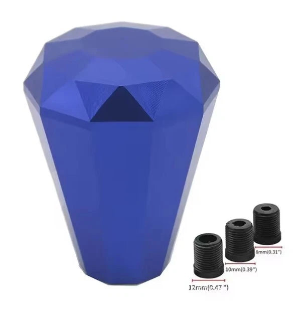 NEW Style Diamond Shape Manual Gear Knob Shift Universal Fitment M12 M10 M8