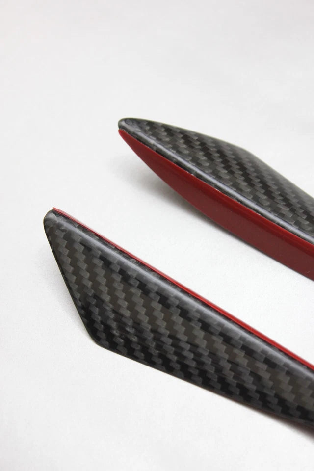 Front Bumper Canards Genuine Carbon Fibre fits Toyota GR86 & Subaru BRZ 22 23