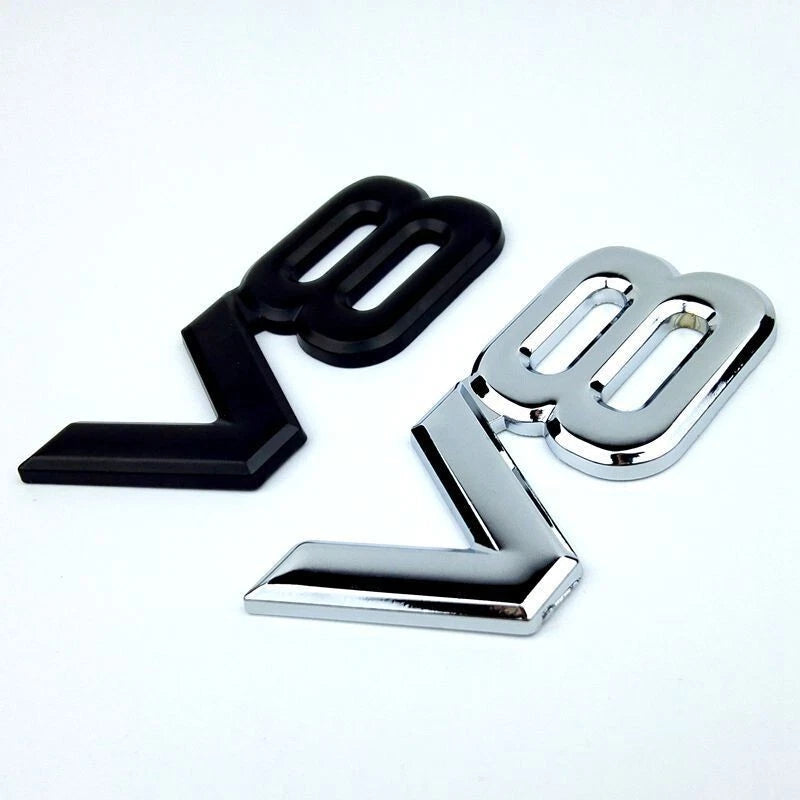 V8 Fender Boot Badge Emblem for Toyota Landcruiser Sequoia Tundra Lexus ISF GX