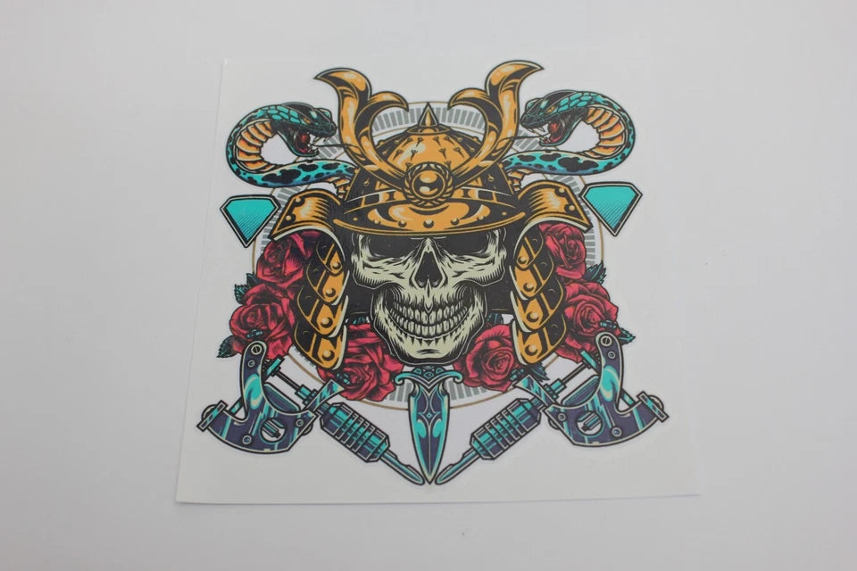 Japan Samurai Yakuza Tattoo Snake Decal Sticker for Car Bike Toyota Honda Mazda