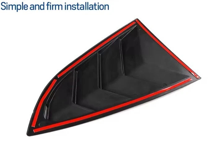 ABS Window Louver Gloss Black Set for Toyota GR86 BRZ 2021 2022 2023 2024