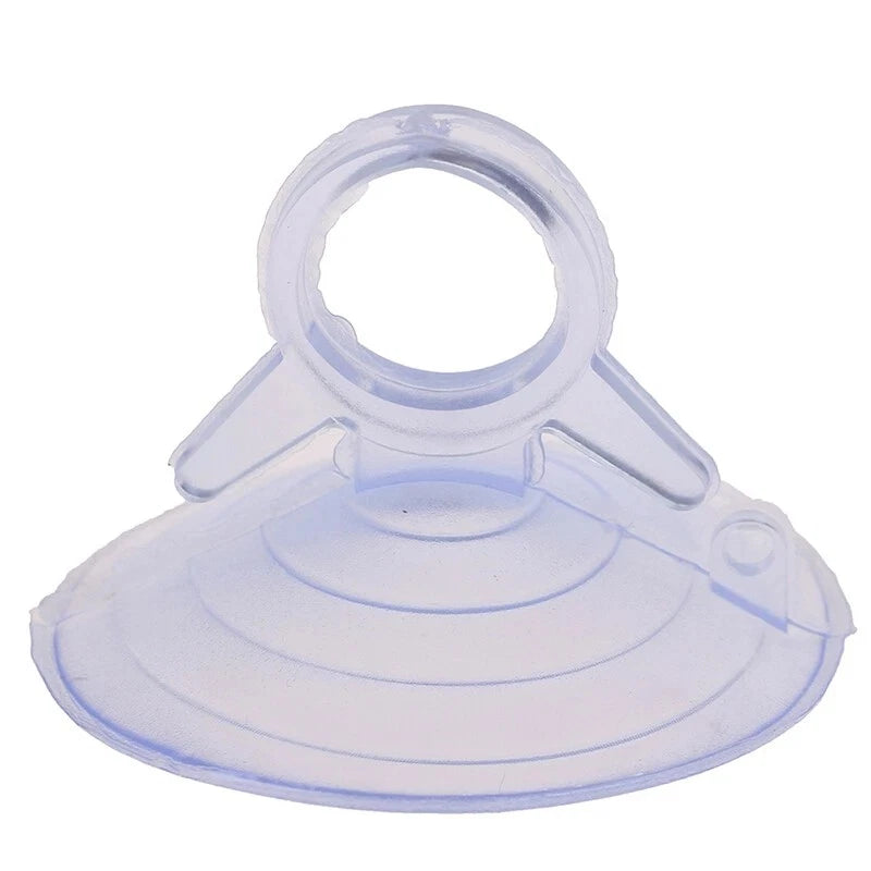 10Pcs of 45mm Automotive Sunshade Suction Cups PVC with Strong Pull Ring