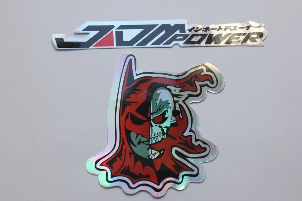 2x JDM Batman Decals Stickers for Toyota Mazda Nissan Honda Subaru Mitsubishi