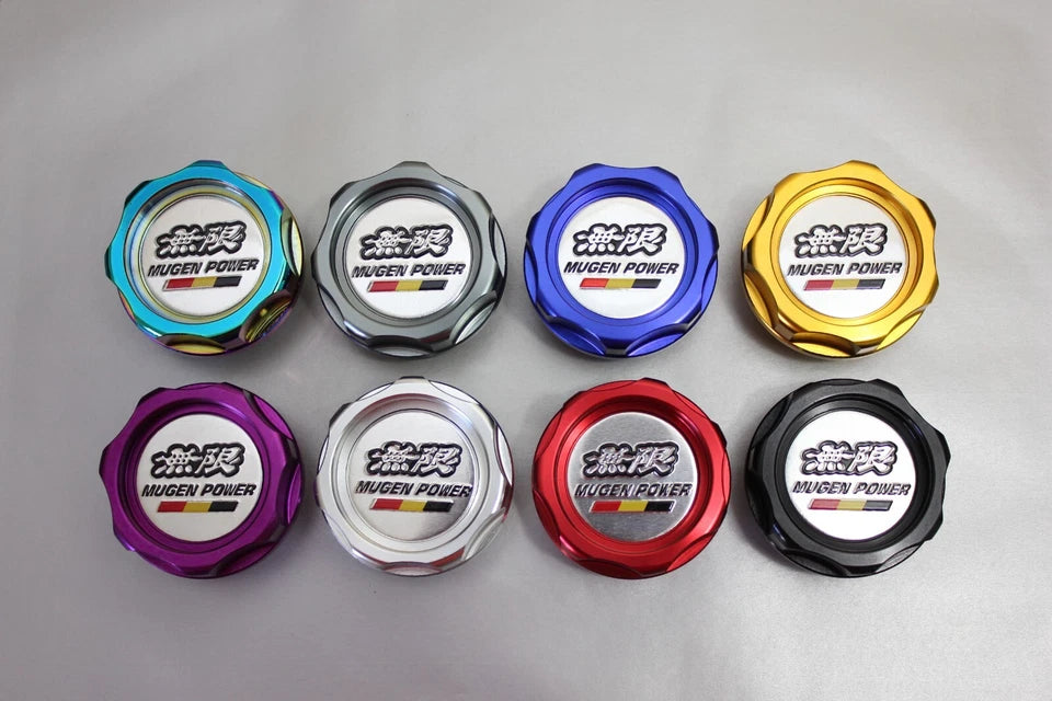 Mugen Honda Engine Oil Cap Iridescence Anodised Aluminium S2000 Civic Type R