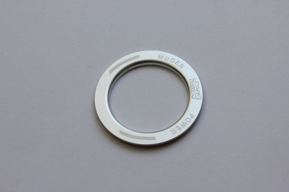 Mugen Power Silver Push Start Stop Button Trim for Honda Civic Accord HRV CRV