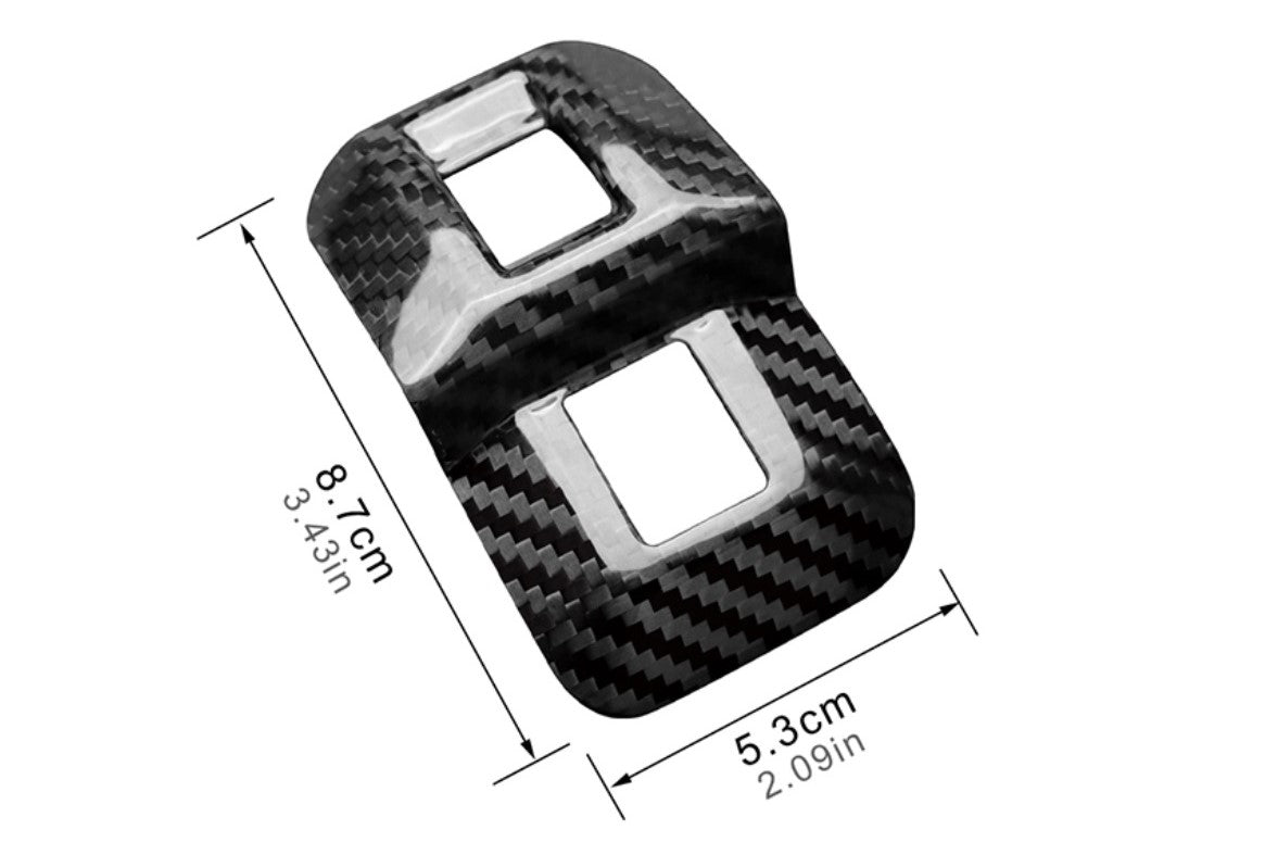 Boot Button Trim Genuine Carbon Fibre Cover (Subaru BRZ 22+)(Toyota GR86 22+)