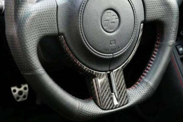 Steering Wheel Trim Genuine Carbon Fibre Cover (Subaru BRZ 12-21) (Toyota GT86 12-21)