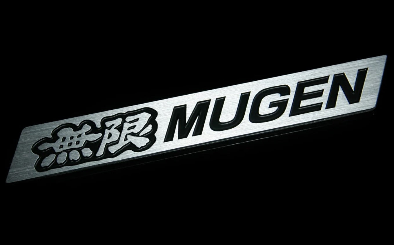 Mugen Badge - Brushed Aluminium (Universal)