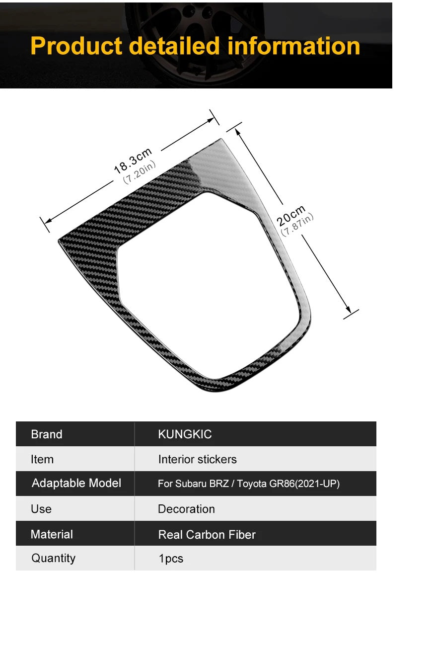 Transmission Surround Trim for Toyota GR86 & Subaru BRZ (2022+)