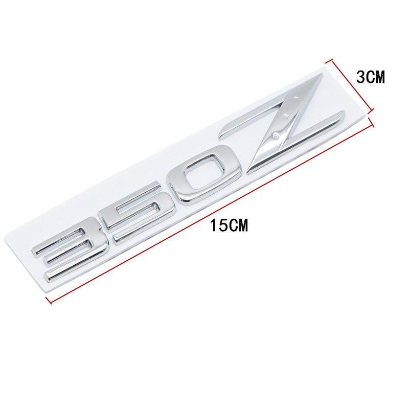 350Z Silver & Black Badge for Nissan Fairlady 350Z Z33 150mm ABS 350Z Silver & Black Badge for Nissan Fairlady 350Z Z33 150mm ABS