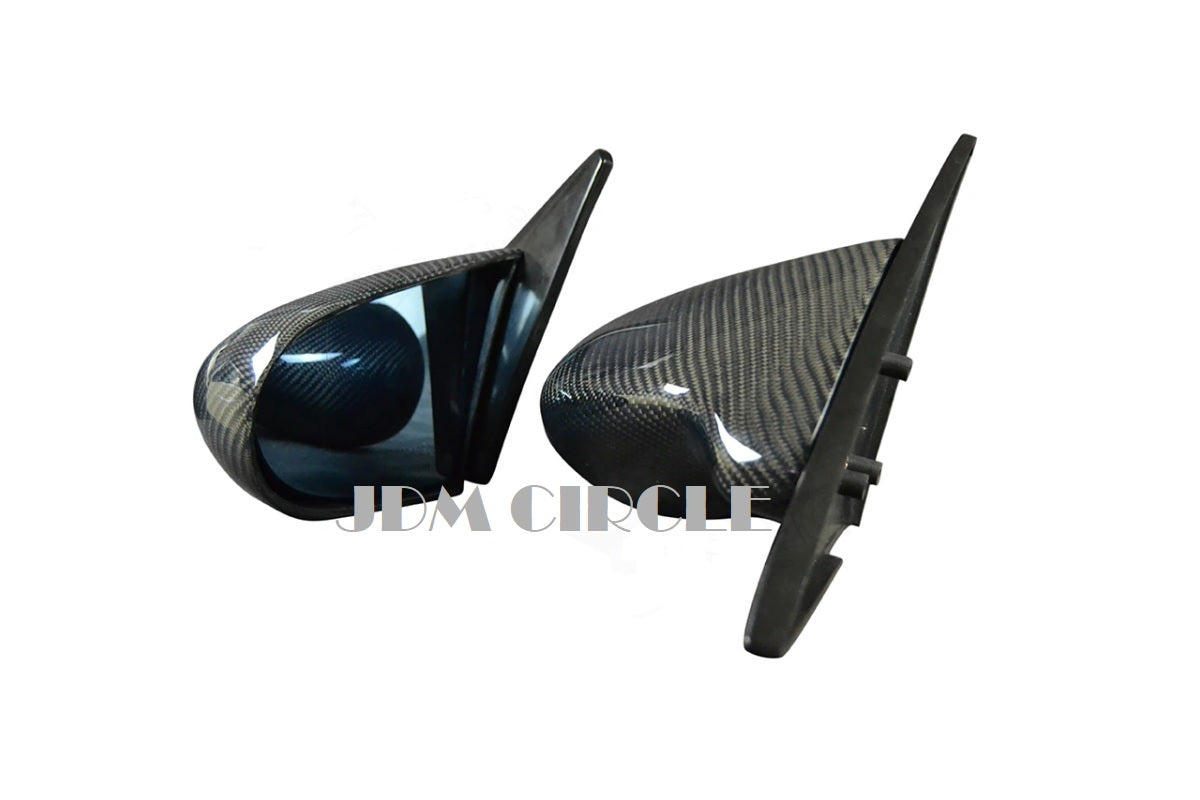 Spoon Style Real Carbon Fibe Side Mirrors (Honda Civic EG EK 92-00)