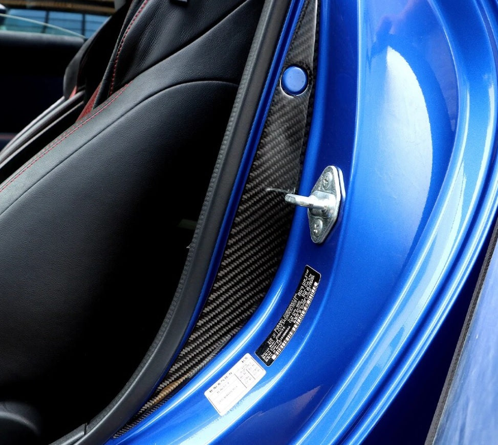 Inside Door Trims Genuine Carbon Fibre (Subaru BRZ 22+) (Toyota GR86 22+)