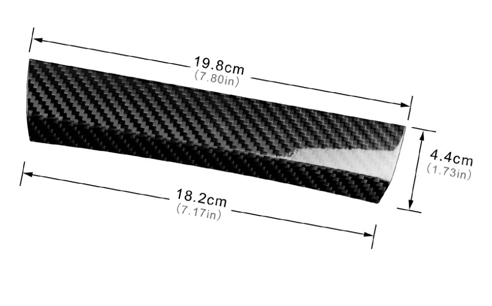 Lower Centre Panel Trim Genuine Carbon Fibre Cover (Subaru BRZ 22+) (Toyota