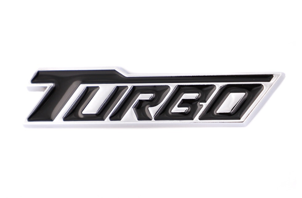 Turbo Badge 3d Metal Alloyw Emblem (Universal)