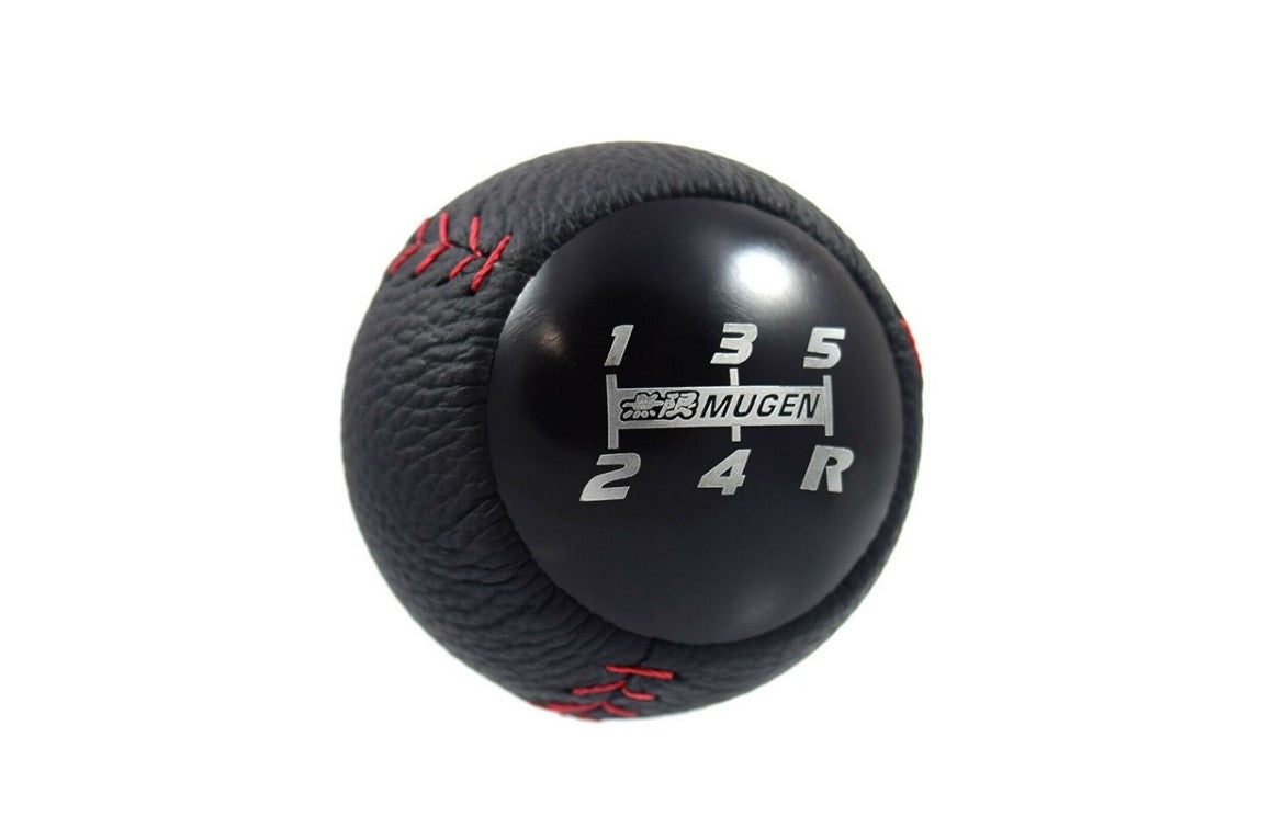 Mugen Style Gear Knob M10x1.5 Leather and Aluminium (Honda)