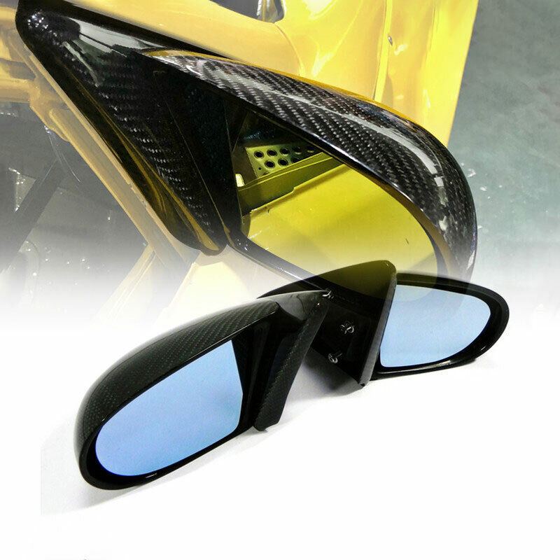 Spoon Style Real Carbon Fibe Side Mirrors (Honda Civic EG EK 92-00)