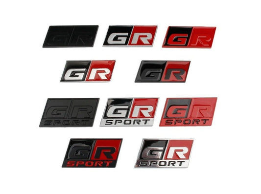 GR Gazoo Racing Sport Badge 3D Alloy Emblem (Toyota)