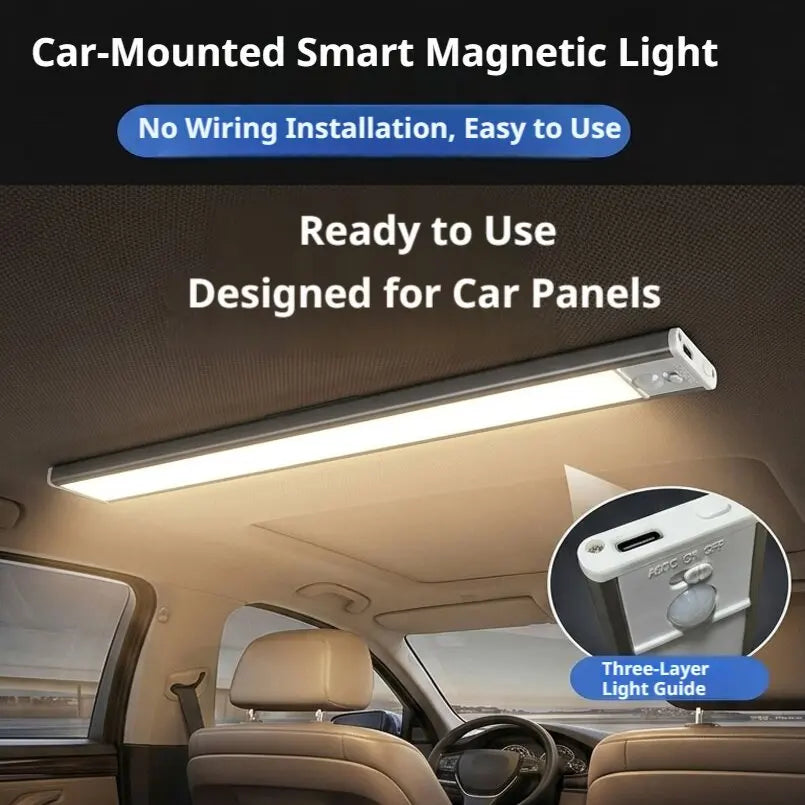 SEAMETAL Universal Trunk Sensor Light Magnetic LED Wide Area Detection No Wiring
