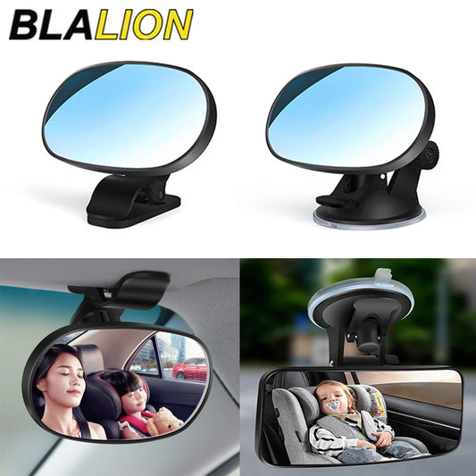 BLALION Car Baby Mirror 360° Adjustable Suction Cup Rear Seat View Mirror