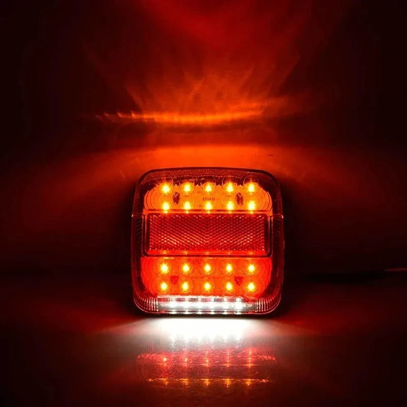 2PCS 12V 26 LED Submersible Trailer Tail Lights Stop Brake Turn Signal