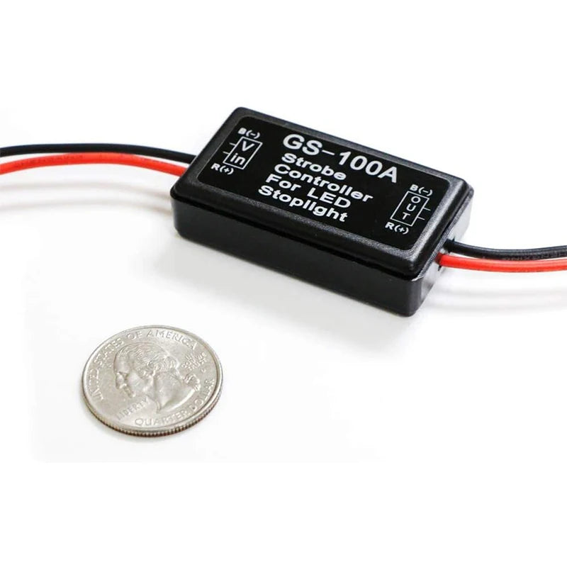 GS-100A LED Brake Light Strobe Flasher Controller 12V 24V CD0102