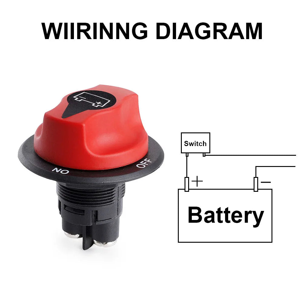 12V 32V Battery Disconnect Switch 50A 100A 200A 300A Car Boat Truck Isolator