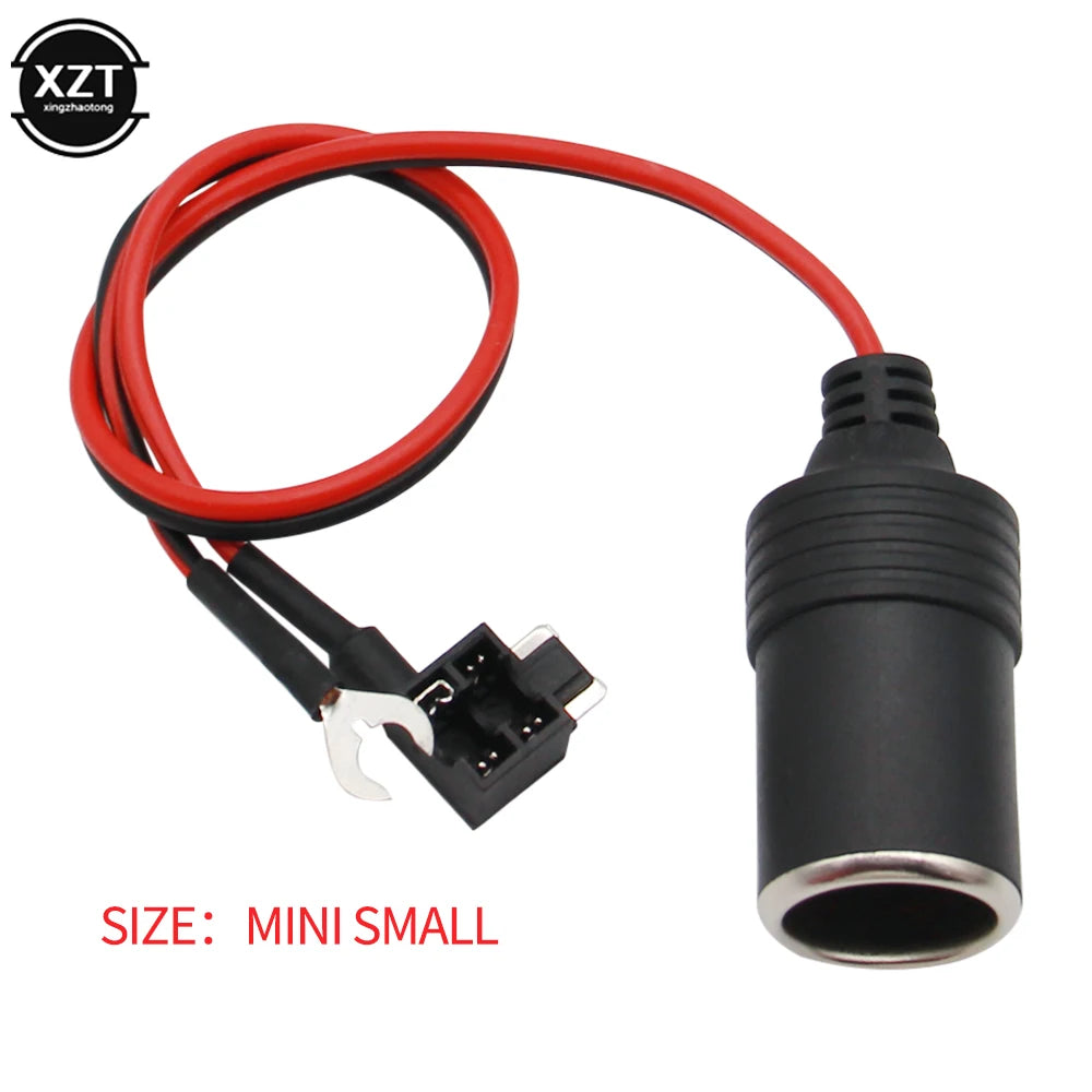 Universal 12V DC Cigarette Lighter Power Adapter Plug with Fuse