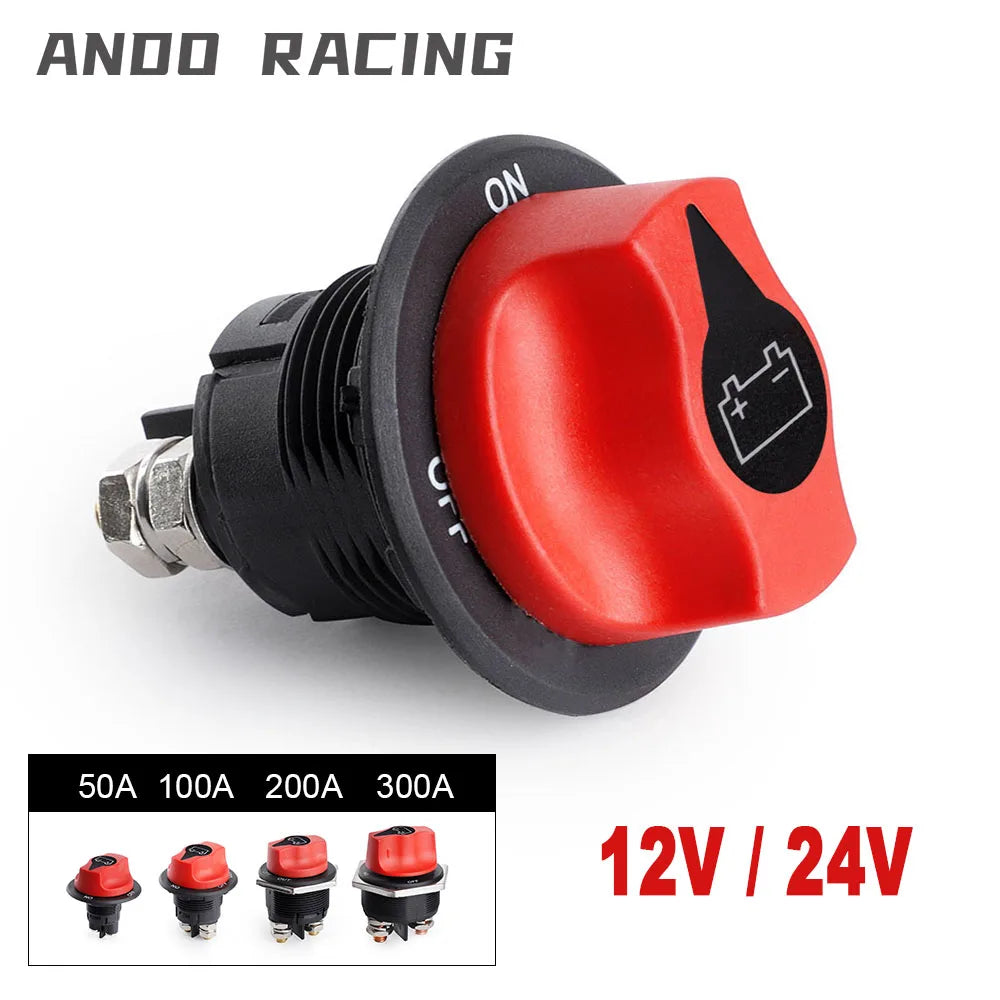 12V 32V Battery Disconnect Switch 50A 100A 200A 300A Car Boat Truck Isolator