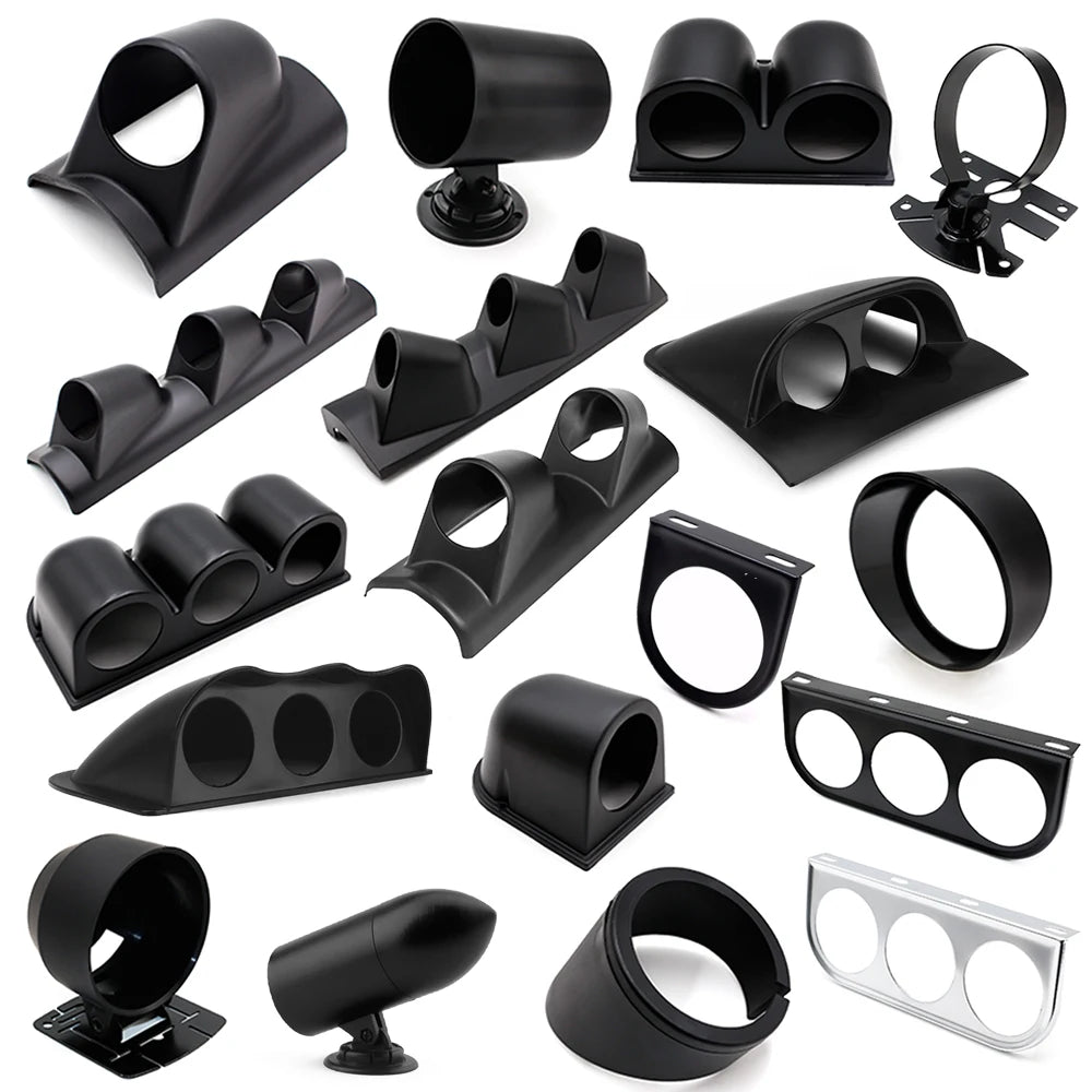 52mm Car Gauge Pod Holder Single Double Triple Mount Left Right Drive Black