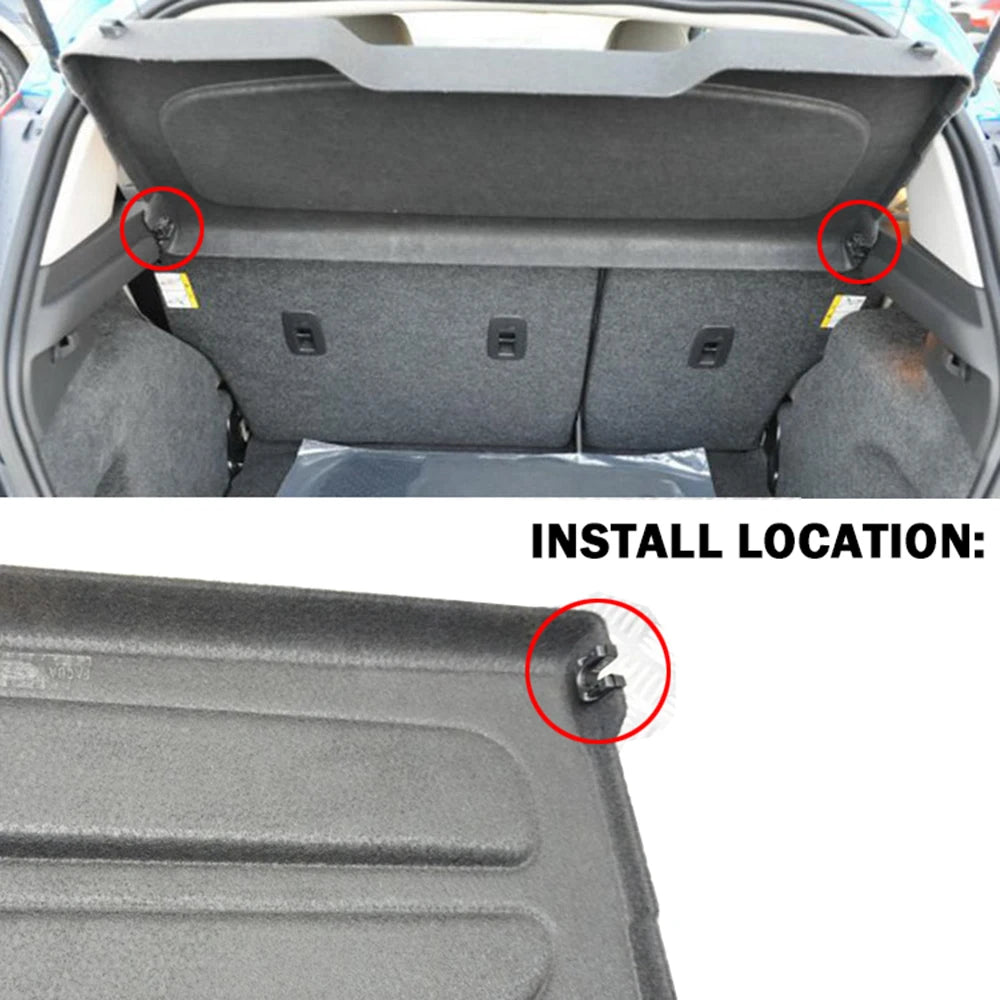 Rear Parcel Shelf Load Cover Clip & Pivot Bracket for Nissan Qashqai 2006–2013