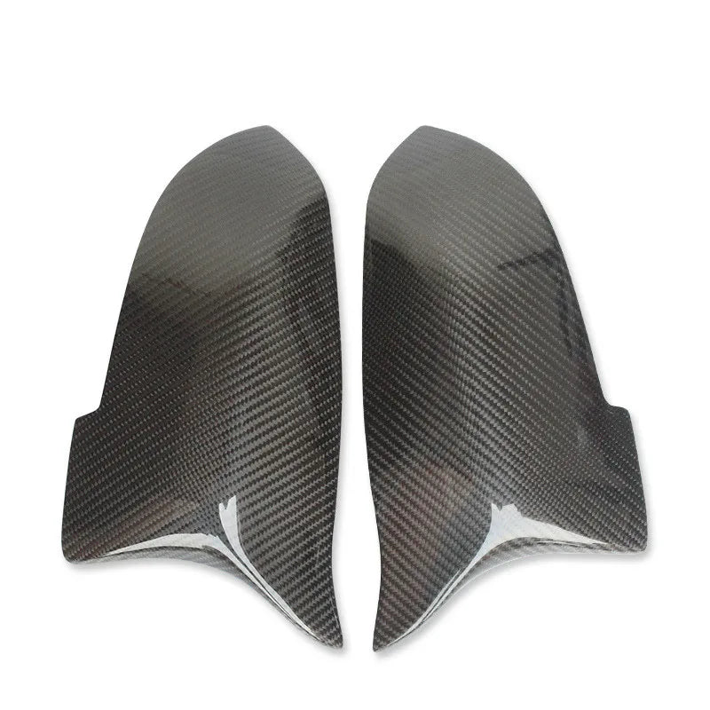Carbon Fiber Look Side Mirror Cover Caps for BMW 5, 6 & 7 Series F10 F11 F18 F07