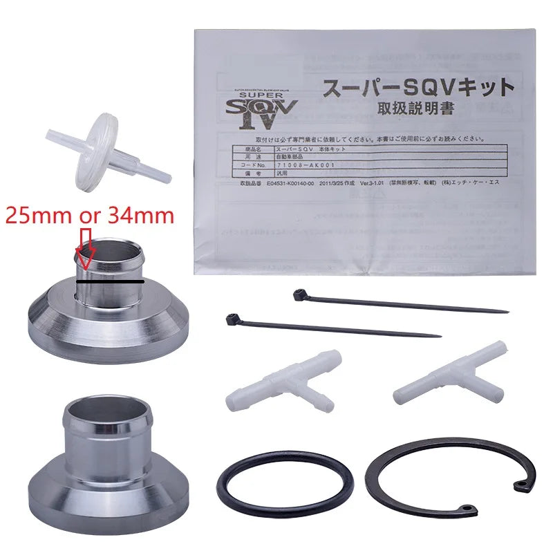 Universal SQV 4 Style Turbo Blow Off Valve BOV Sequential Dump Valve