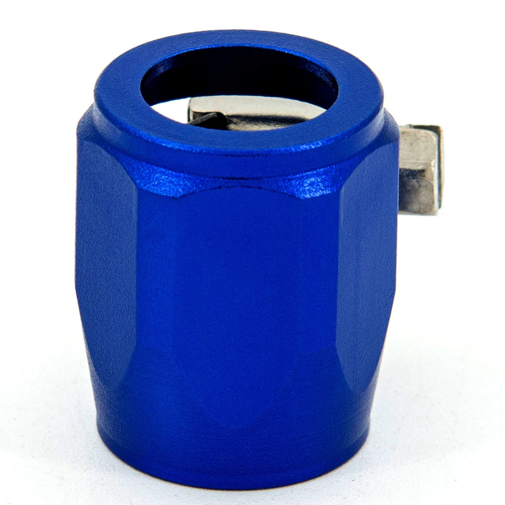 AN6 AN8 AN10 Aluminum Fuel Hose Clamp HEX End Blue Red Black