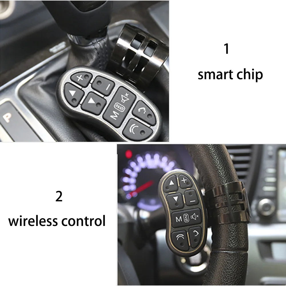 Wireless Steering Wheel Control Switch Car Radio Audio MP3 DVD Universal Kit