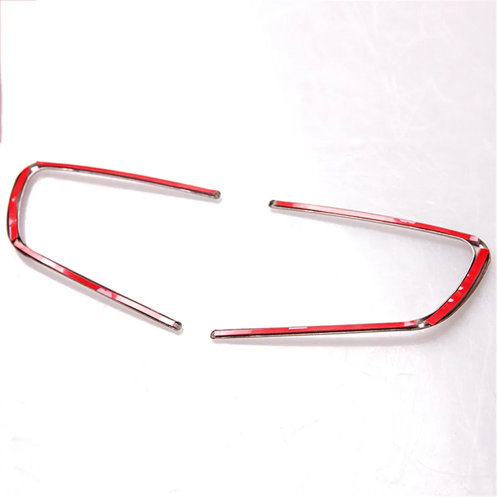Steering Wheel Chrome Trim Cover Stainless Steel for Peugeot 508 2011–2016
