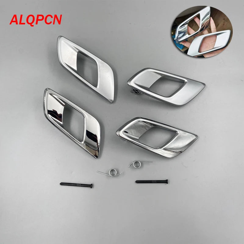 Interior Door Handle Chrome Silver for Ford Ranger 2012-19 Everest BT50 2012-19