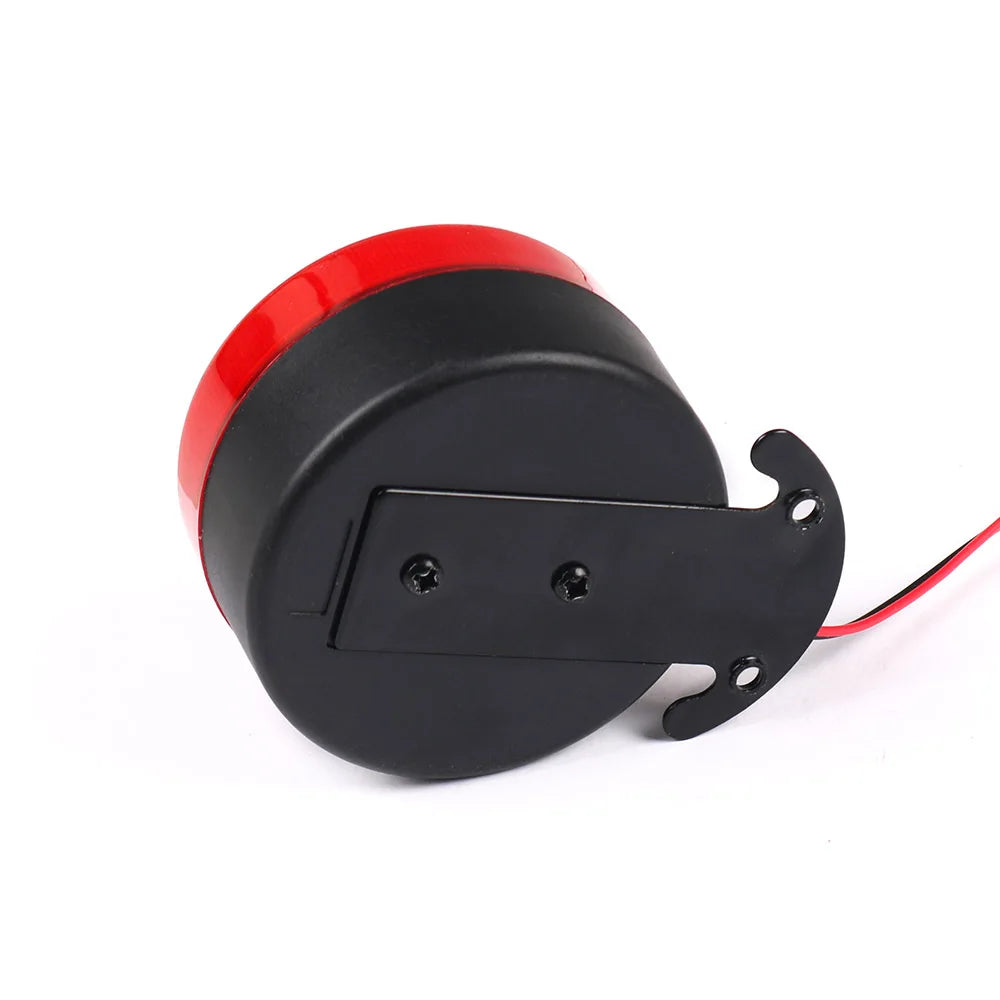 DC 12V-24V 105dB Auto Warning Siren Backup Alarms Horn With LED BX102098