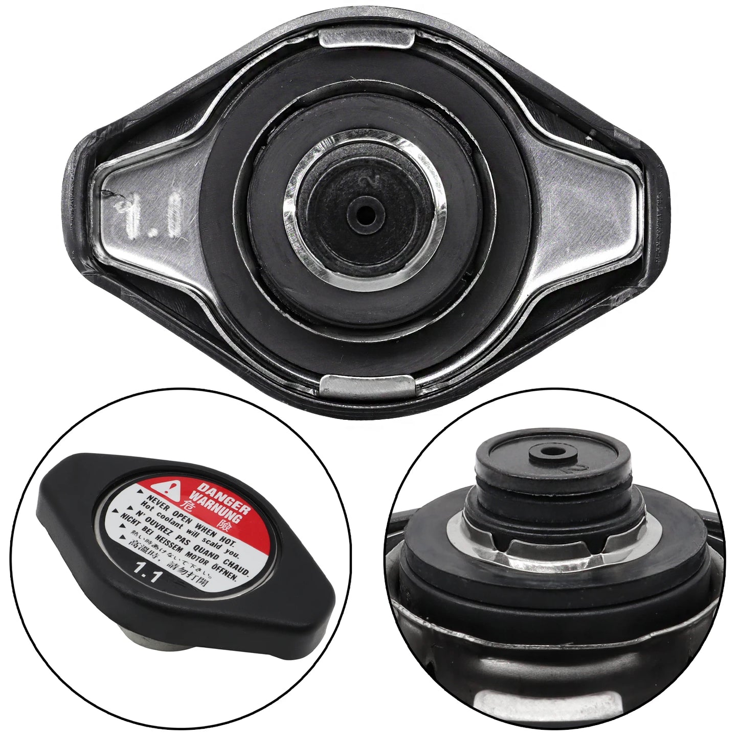 Engine Radiator Coolant Cap 1.1 Bar for Toyota Camry, RAV4, Yaris, 4Runner, Tacoma