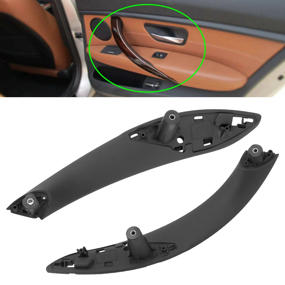 Black Interior Door Handle Pull Trim Cover for BMW F30 F31 F32 F34 F35 F80