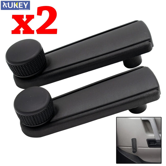 2PCS Manual Window Winder Crank Handle Covers for VW T4 Transporter, Corrado