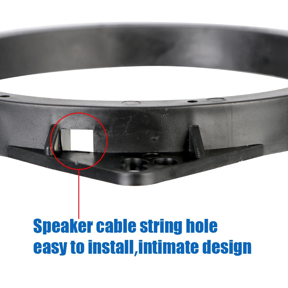 Universal 6.5-Inch Car Horn Speaker Adapter Bracket Door Speaker Spacer Mount