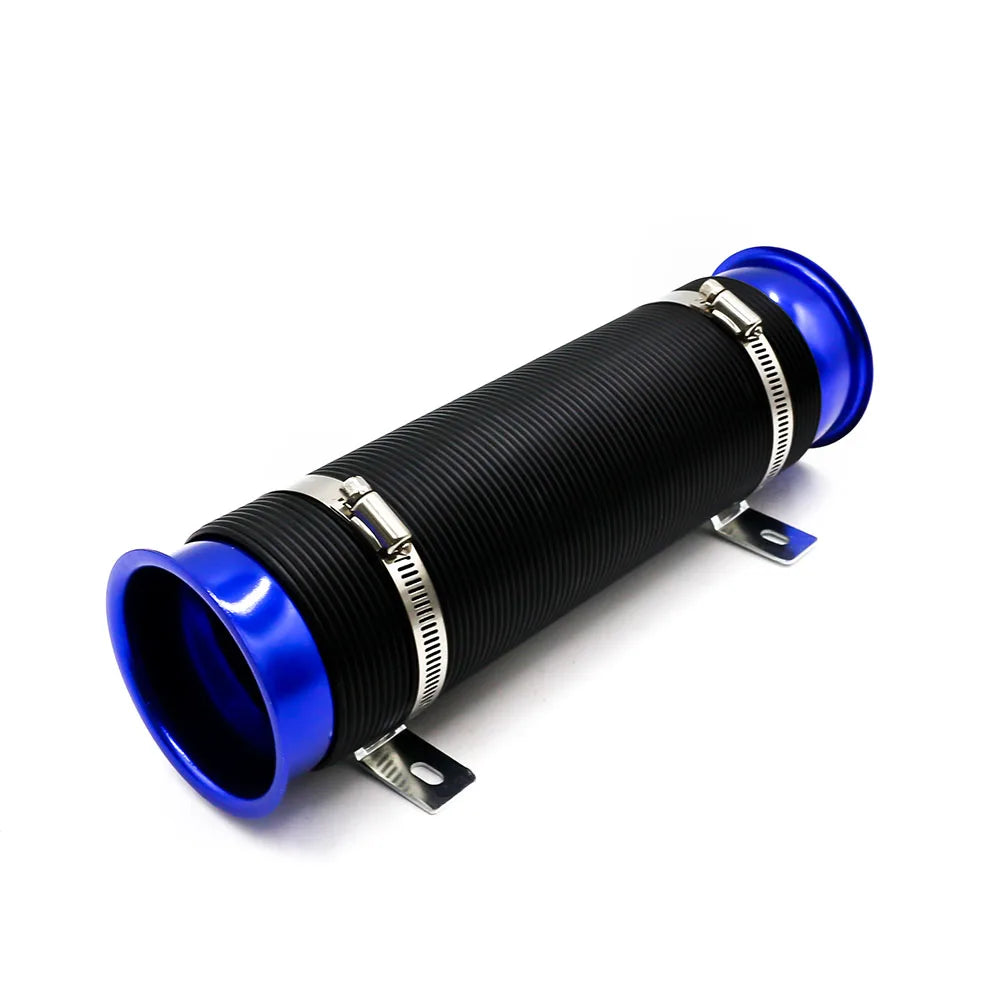 76mm Universal Flexible Cold Air Intake Pipe Telescopic Ventilation Tube Kit