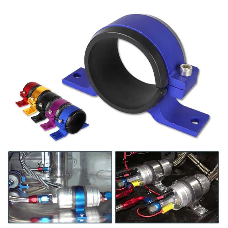 60MM Fuel Pump Bracket Universal Single Fuel Filter Mounting Clamp Holder