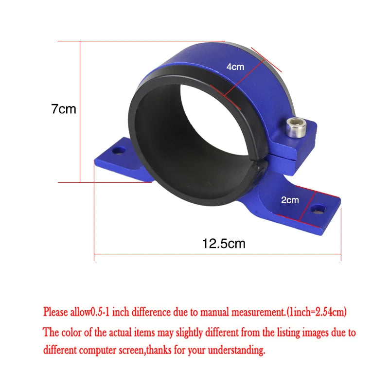 60MM Fuel Pump Bracket Universal Single Fuel Filter Mounting Clamp Holder