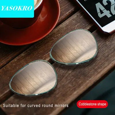 1 Pair Car Blind Spot Mirrors 360° Rotatable Adjustable Wide Angle Rear View
