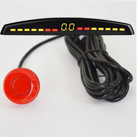 Car LED Parking Reverse Sensors Backup Monitor Display Parktronic Kit