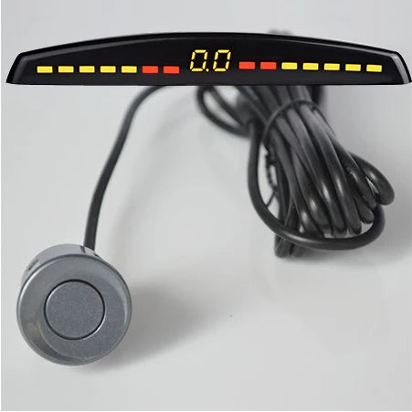 Car LED Parking Reverse Sensors Backup Monitor Display Parktronic Kit